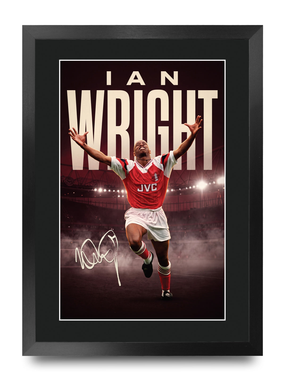 Ian Wright True Icon A3 framed print