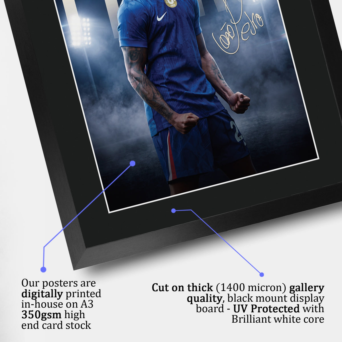 Joao Pedro True Icon A3 framed print, view 4