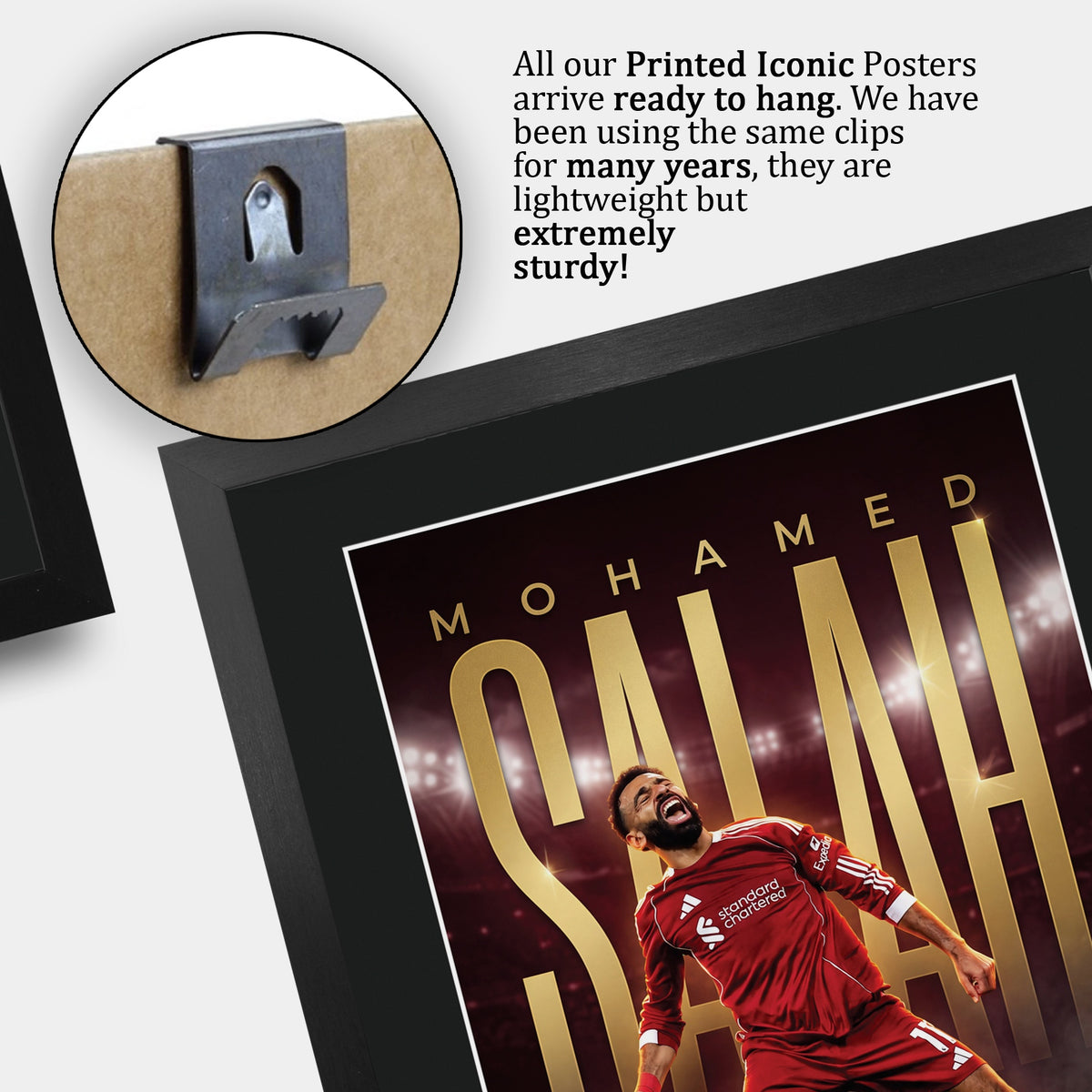 Mohamed Salah A3 framed print, view 5