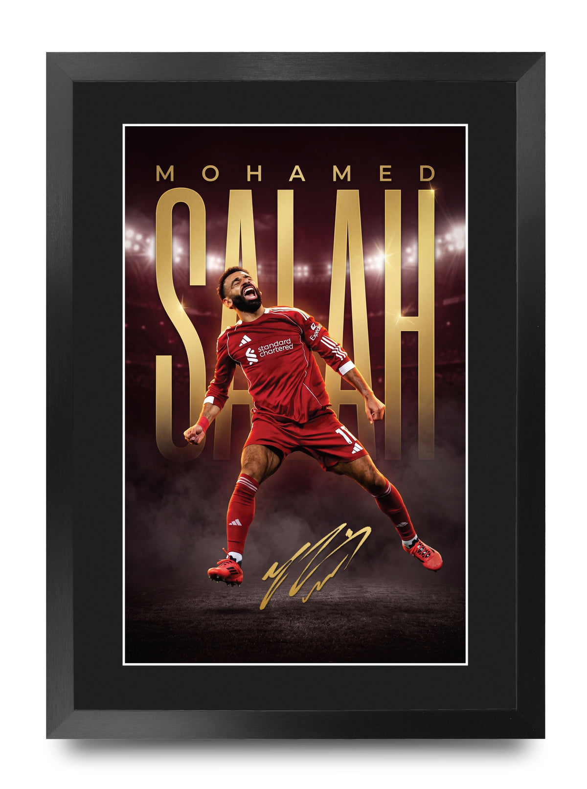 Mohamed Salah A3 framed print