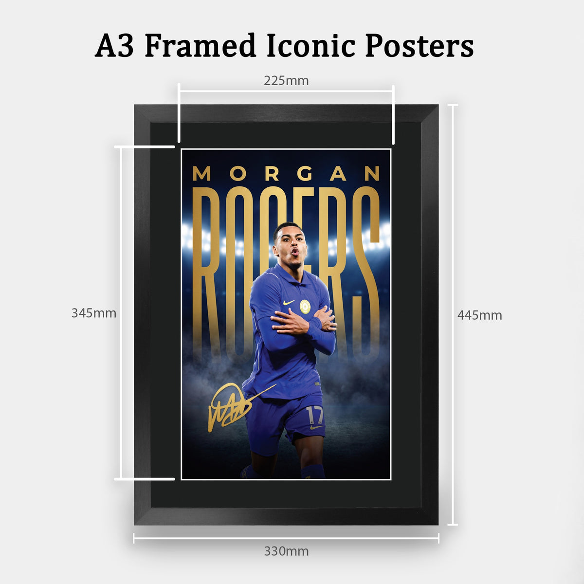 Morgan Rogers True Icon A3 framed print, view 2