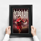 Steven Gerrard True Icon A3 framed print, view 3