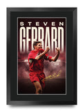 Steven Gerrard True Icon A3 framed print