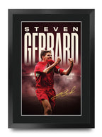 Steven Gerrard True Icon A3 framed print