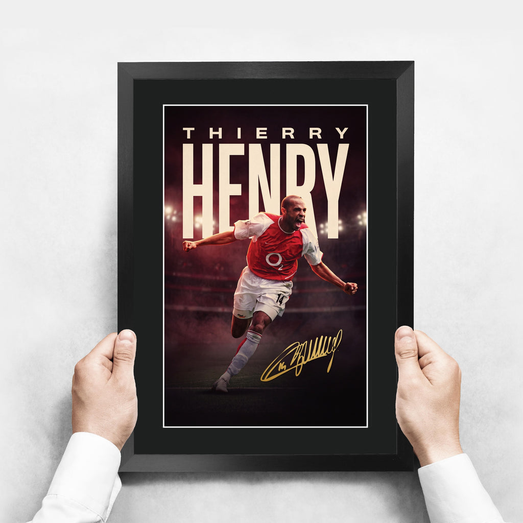 Thierry Henry True Icon A3 framed print, view 3
