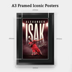 Alexander Isak True Icon A3 framed print, view 2