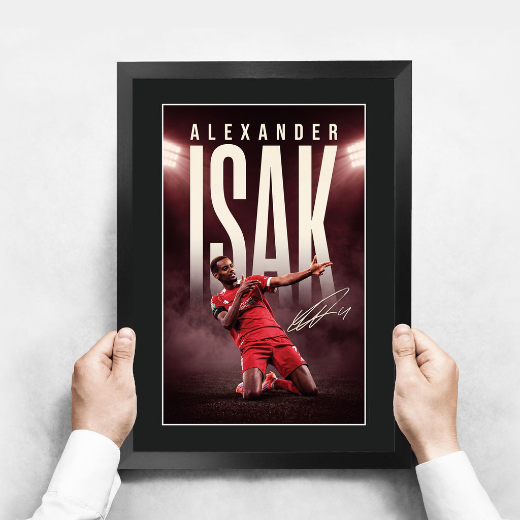 Alexander Isak True Icon A3 framed print, view 3