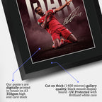 Alexander Isak True Icon A3 framed print, view 4