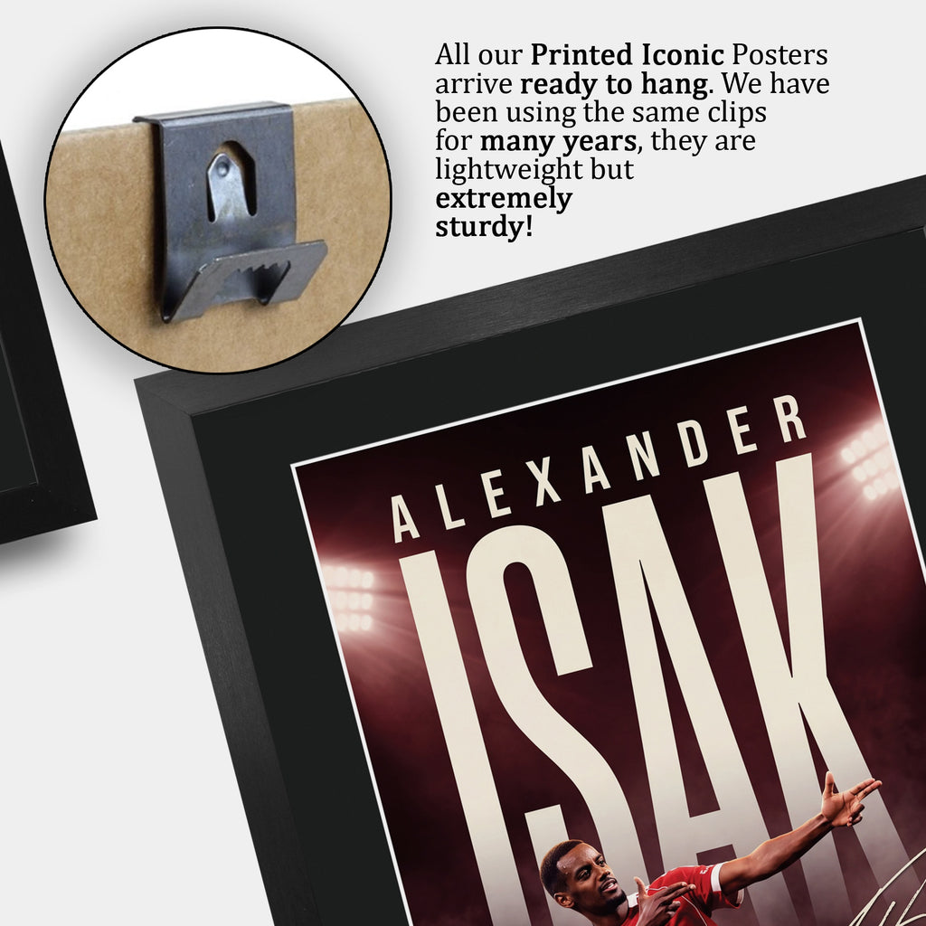 Alexander Isak True Icon A3 framed print, view 5