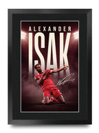 Alexander Isak True Icon A3 framed print