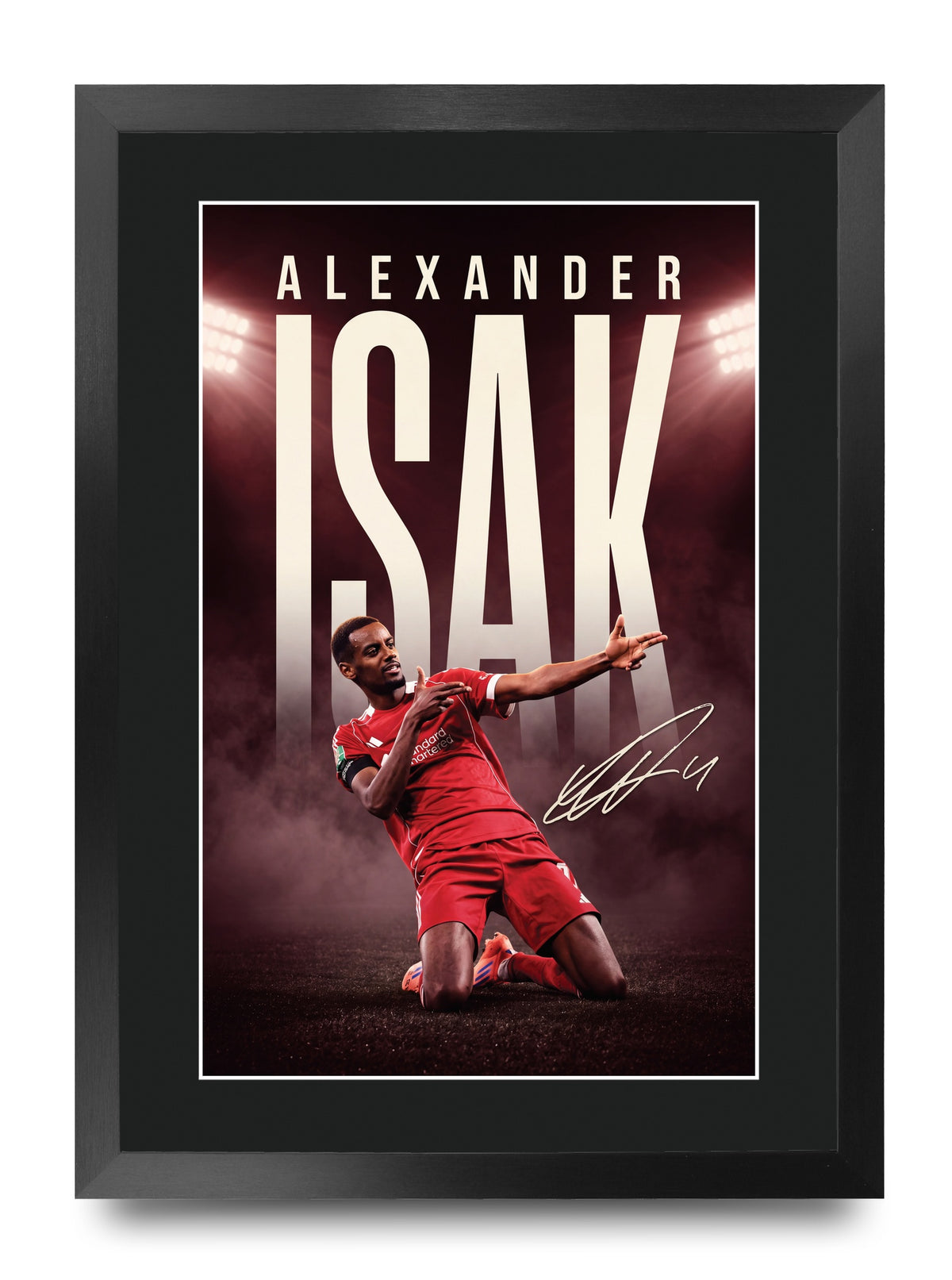Alexander Isak True Icon A3 framed print