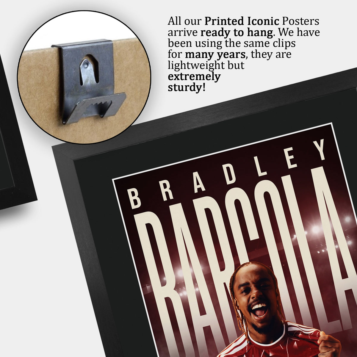 Bradley Barcola True Icon A3 framed print, view 5