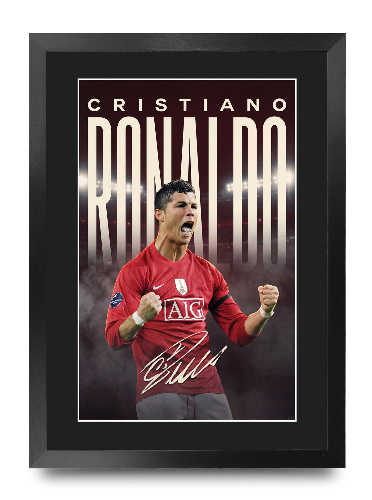 Cristiano Ronaldo True Icon A3 framed print