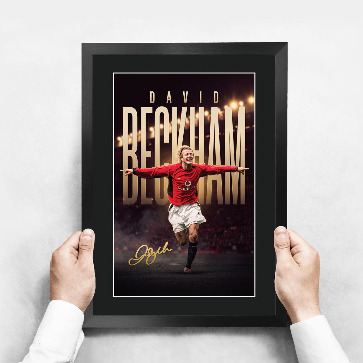 David Beckham True Icon A3 framed print, view 3