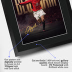 David Beckham True Icon A3 framed print, view 4