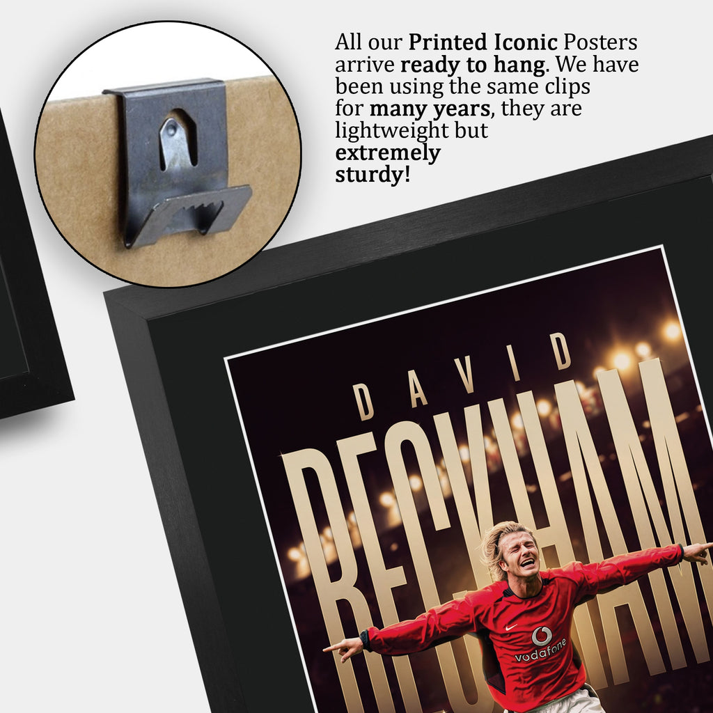 David Beckham True Icon A3 framed print, view 5