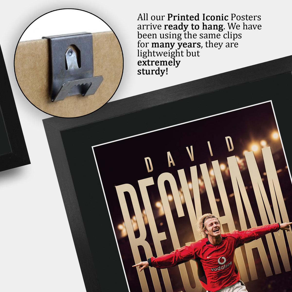 David Beckham True Icon A3 framed print, view 5