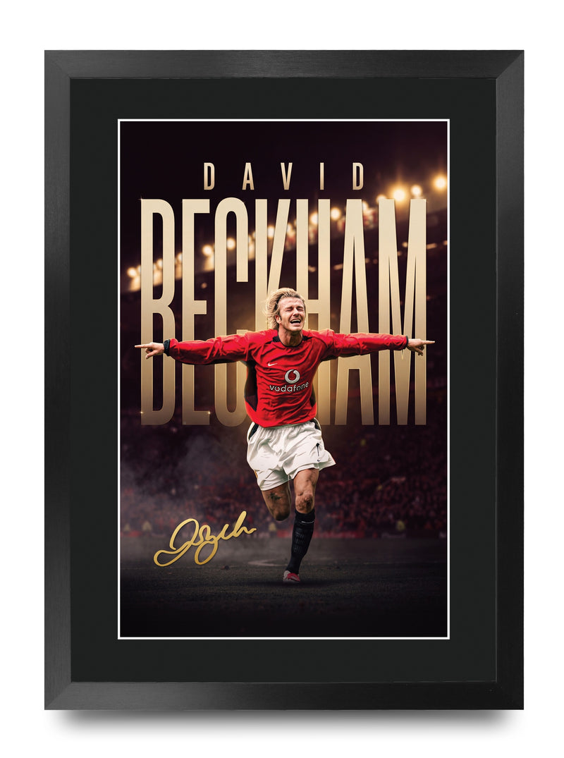 David Beckham True Icon A3 Framed Print