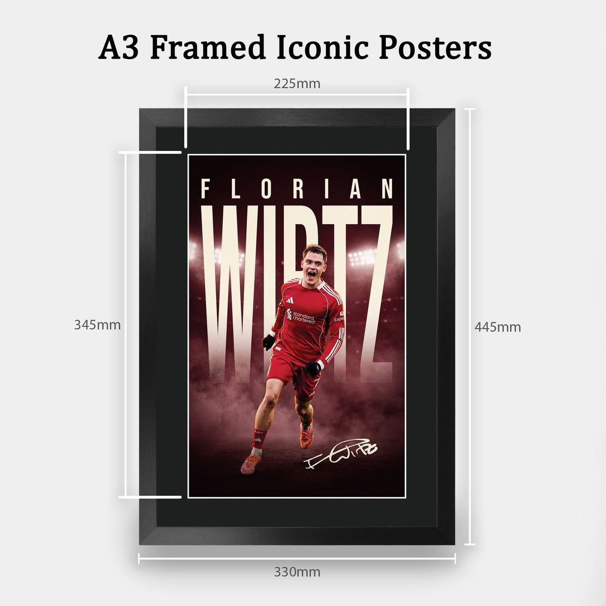 Florian Wirtz True Icon A3 framed print, view 2