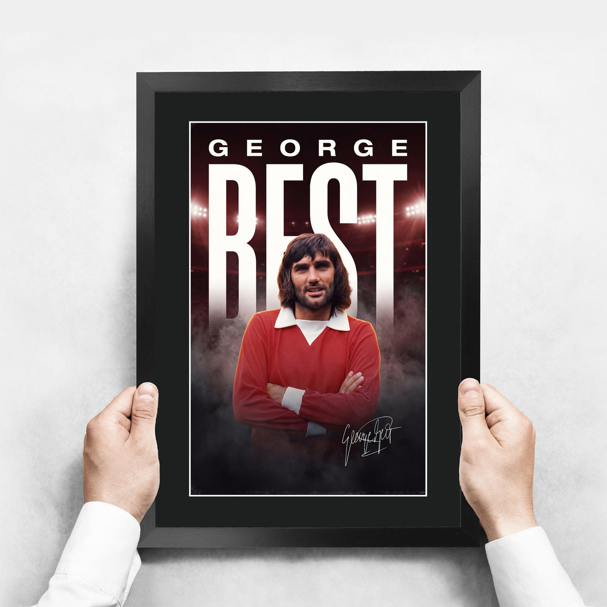 George Best True Icon A3 framed print, view 3