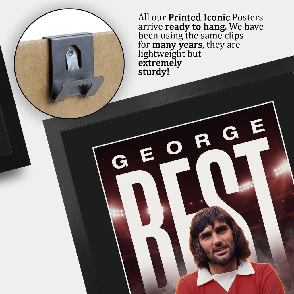 George Best True Icon A3 framed print, view 5