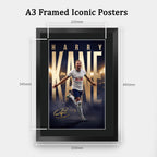 Harry Kane True Icon A3 framed print, view 2
