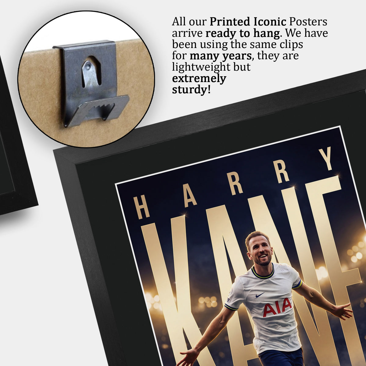 Harry Kane True Icon A3 framed print, view 5