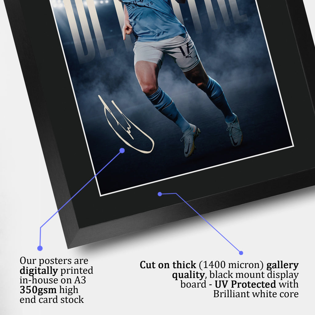 Kevin De Bruyne A3 framed print, view 4