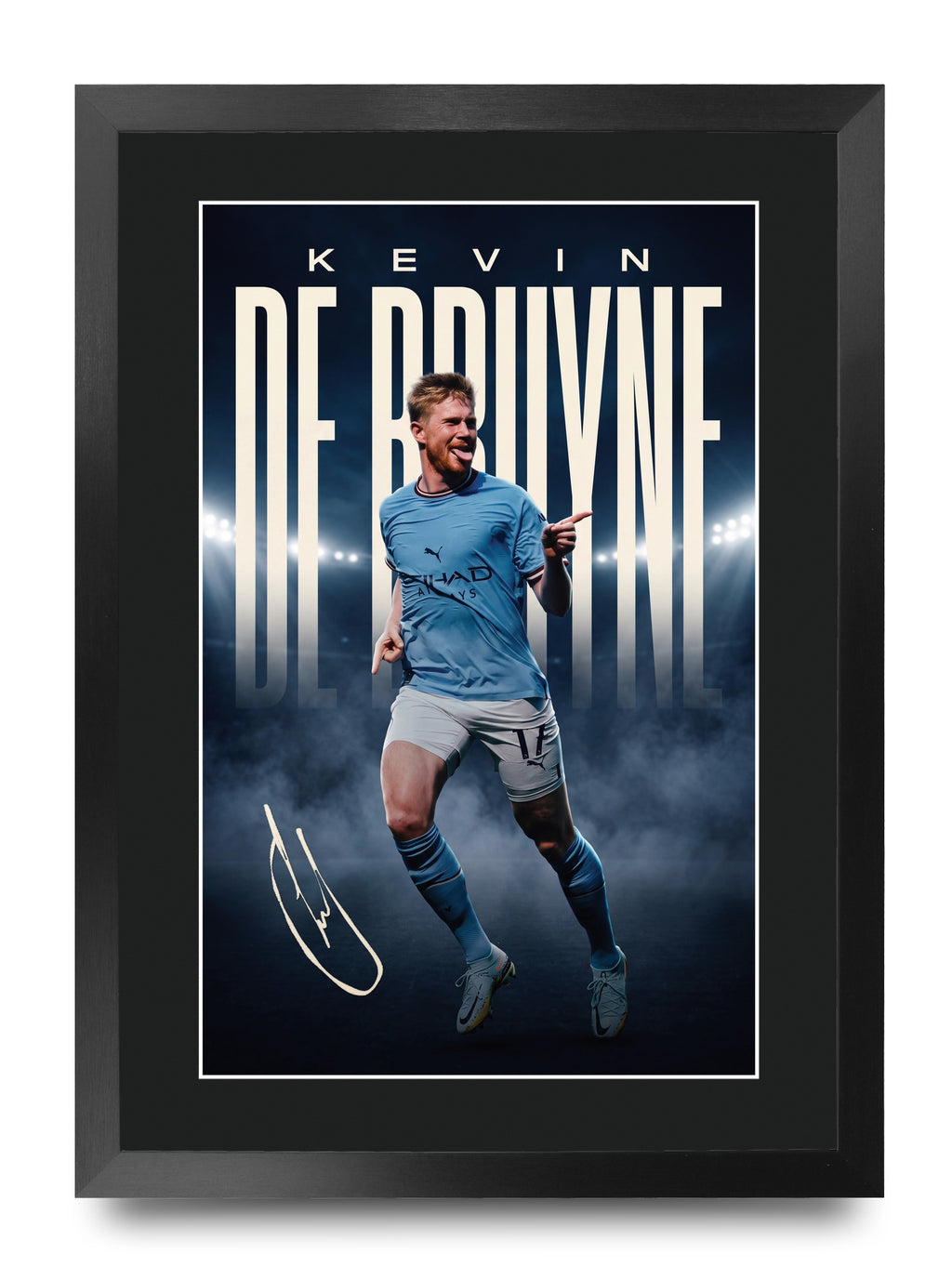 Kevin De Bruyne A3 framed print