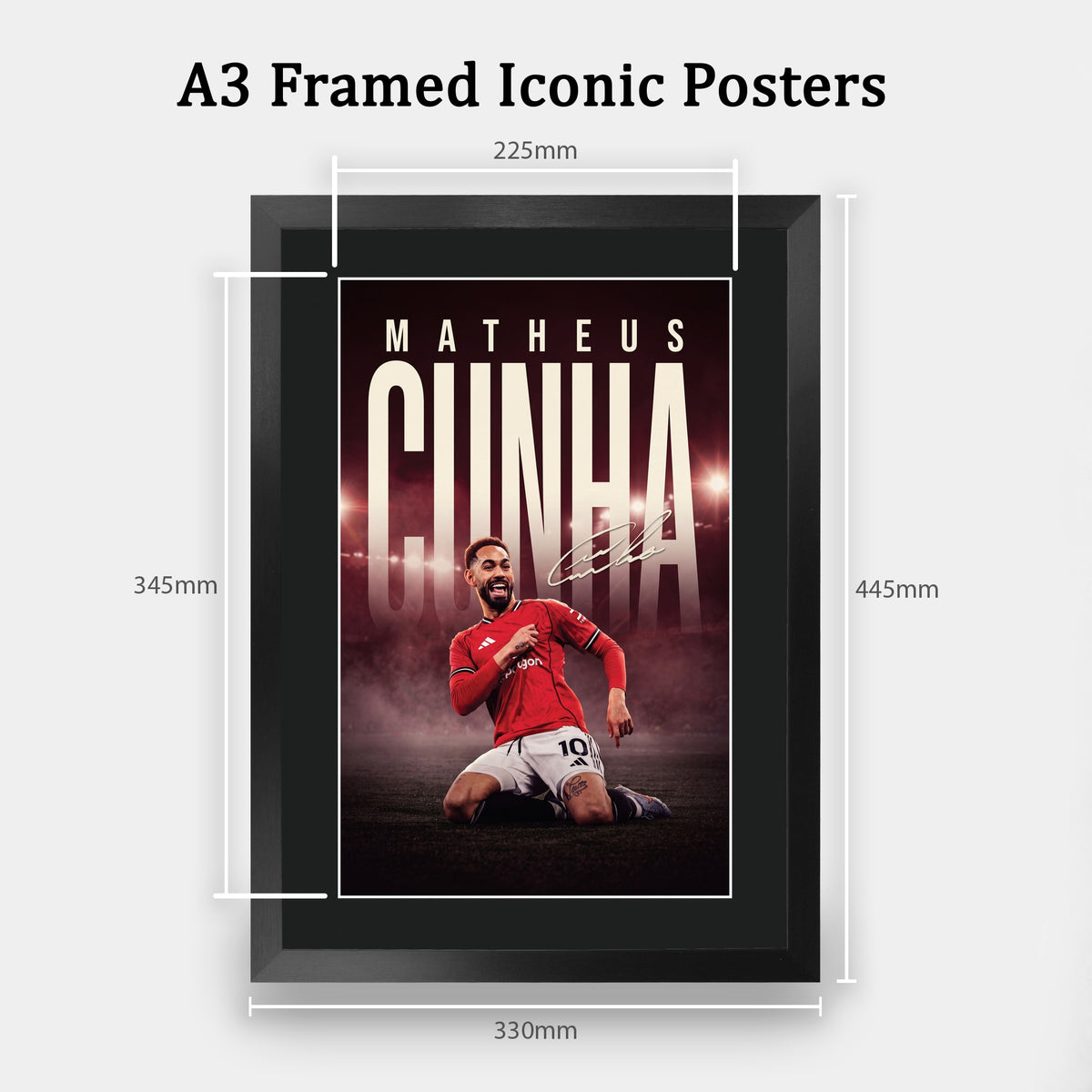 Matheus Cunha True Icon A3 framed print, view 2