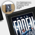 Phil Foden A3 framed print, view 5