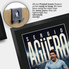Sergio Aguero A3 framed print, view 5