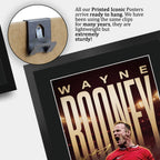 Wayne Rooney True Icon A3 framed print, view 5