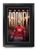 Wayne Rooney True Icon A3 framed print