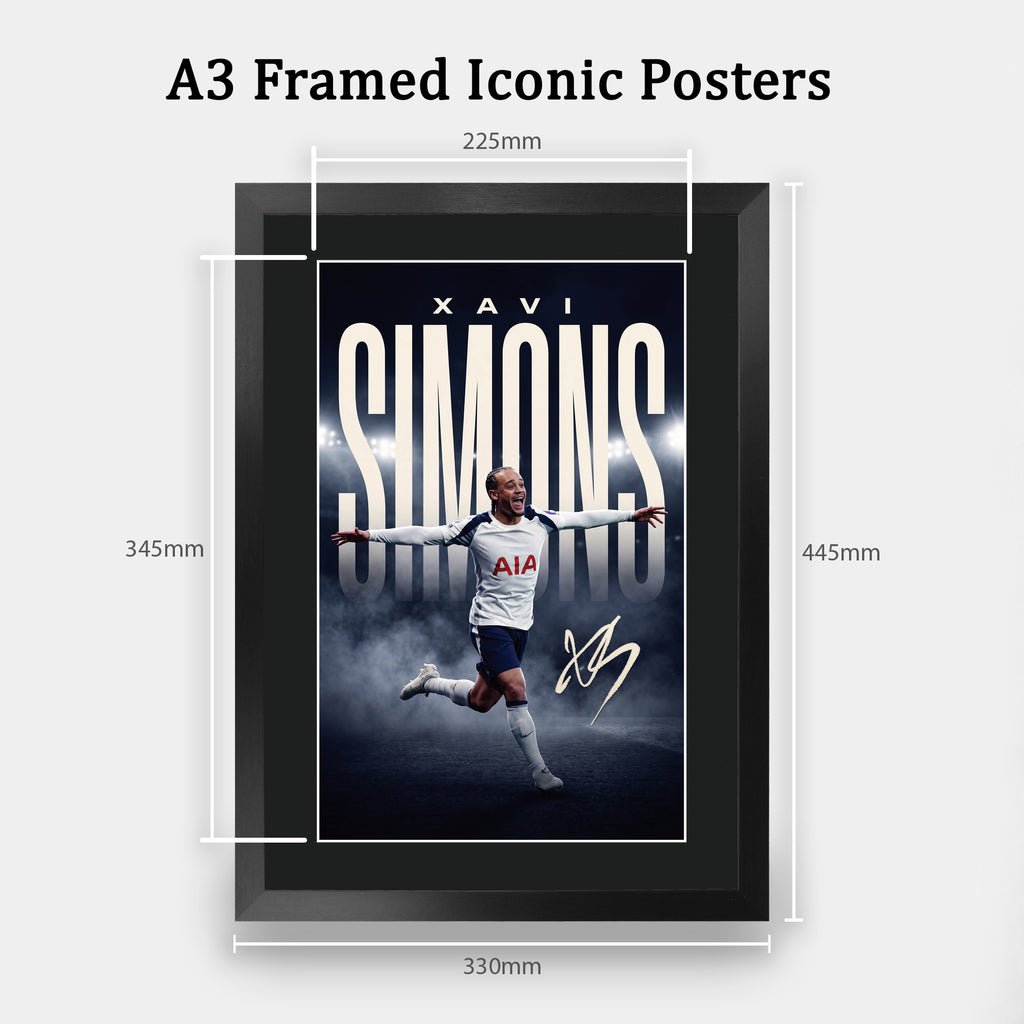 Xavi Simons True Icon A3 framed print, view 2