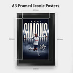 Xavi Simons True Icon A3 framed print, view 2
