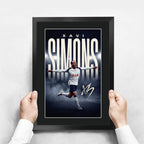 Xavi Simons True Icon A3 framed print, view 3