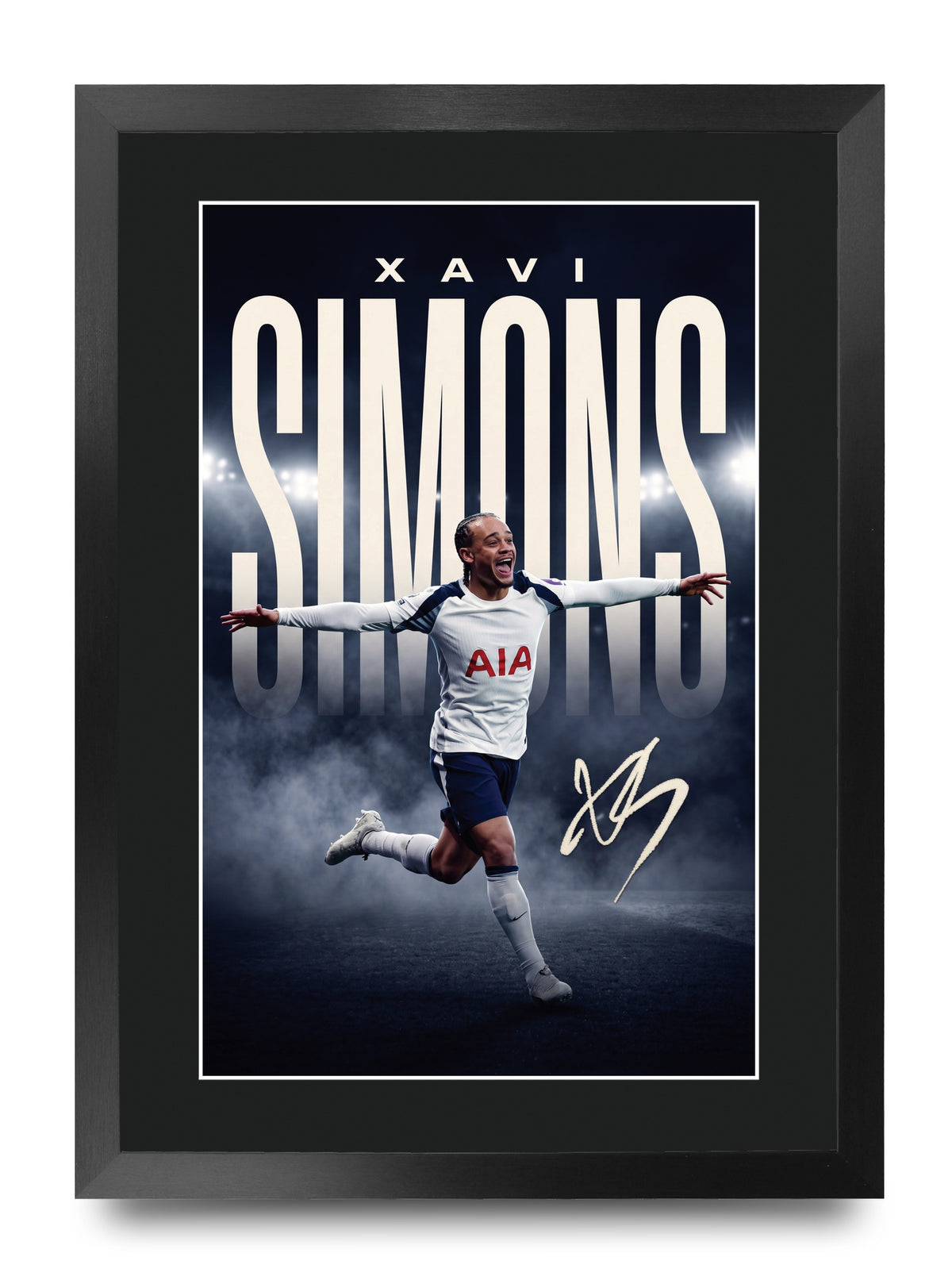 Xavi Simons True Icon A3 framed print