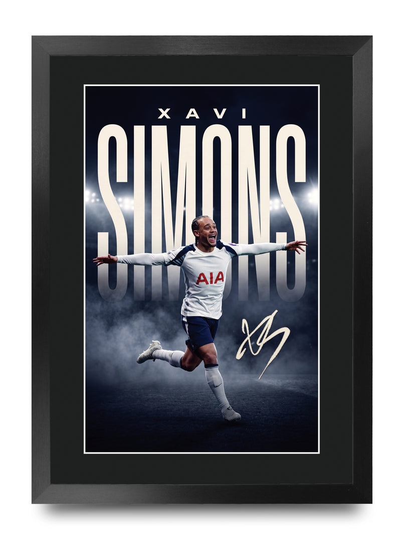 Xavi Simons True Icon A3 Framed Print