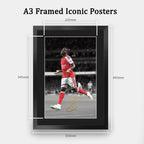 Bukayo Saka Contrast Icon A3 framed print, view 2