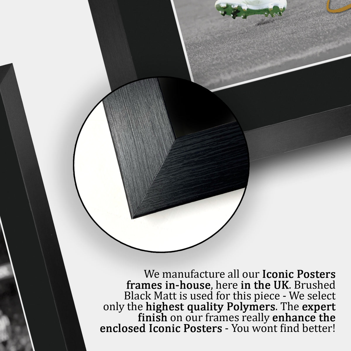 Bukayo Saka Contrast Icon A3 framed print, view 6