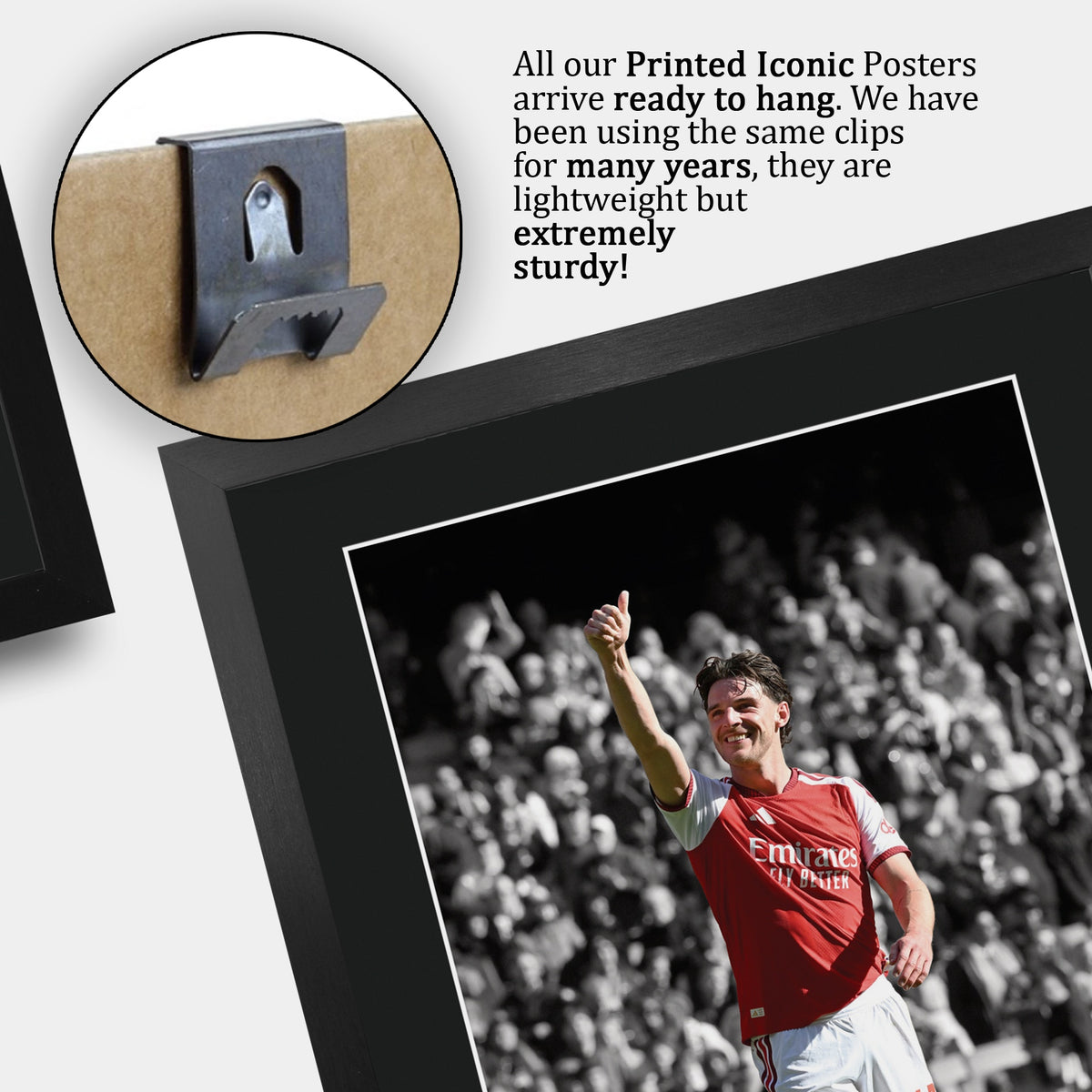 Declan Rice A3 framed print, view 5