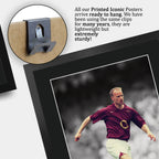 Dennis Bergkamp Contrast Icon A3 framed print, view 5