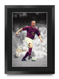 Dennis Bergkamp Contrast Icon A3 framed print
