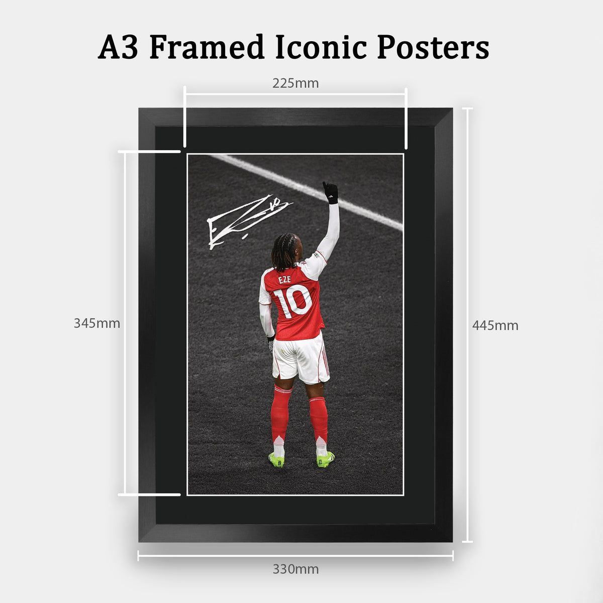 Eberechi Eze Contrast Icon A3 framed print, view 2