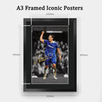 Frank Lampard Contrast Icon A3 framed print, view 2