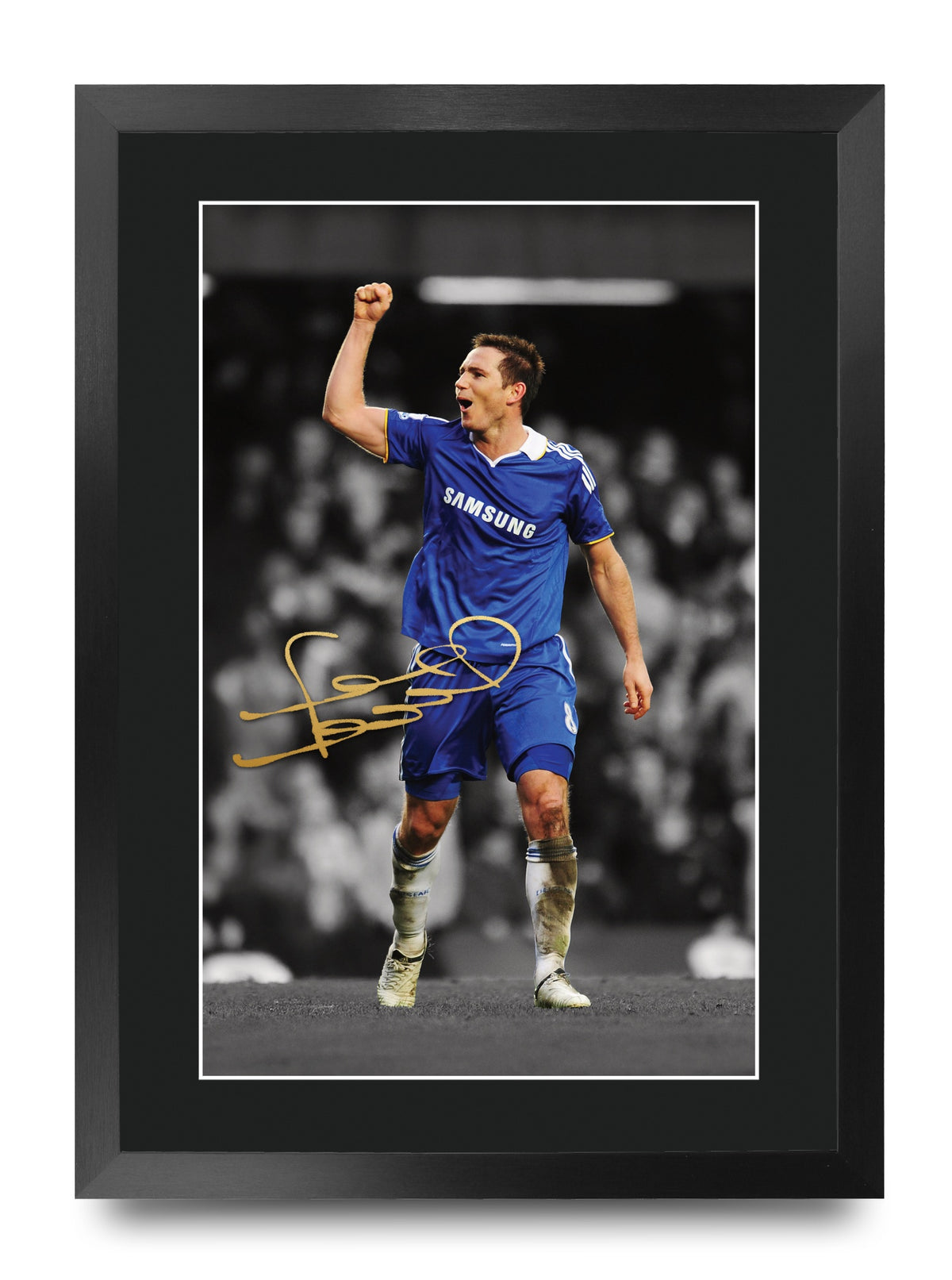 Frank Lampard Contrast Icon A3 framed print