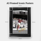 Thierry Henry Contrast Icon A3 framed print, view 2