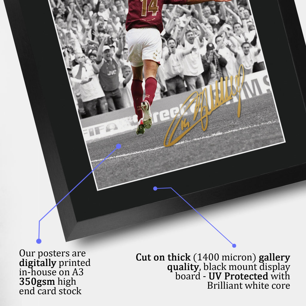 Thierry Henry Contrast Icon A3 framed print, view 4