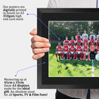 Arsenal Full Team 2026-2027 A3 framed print, view 3